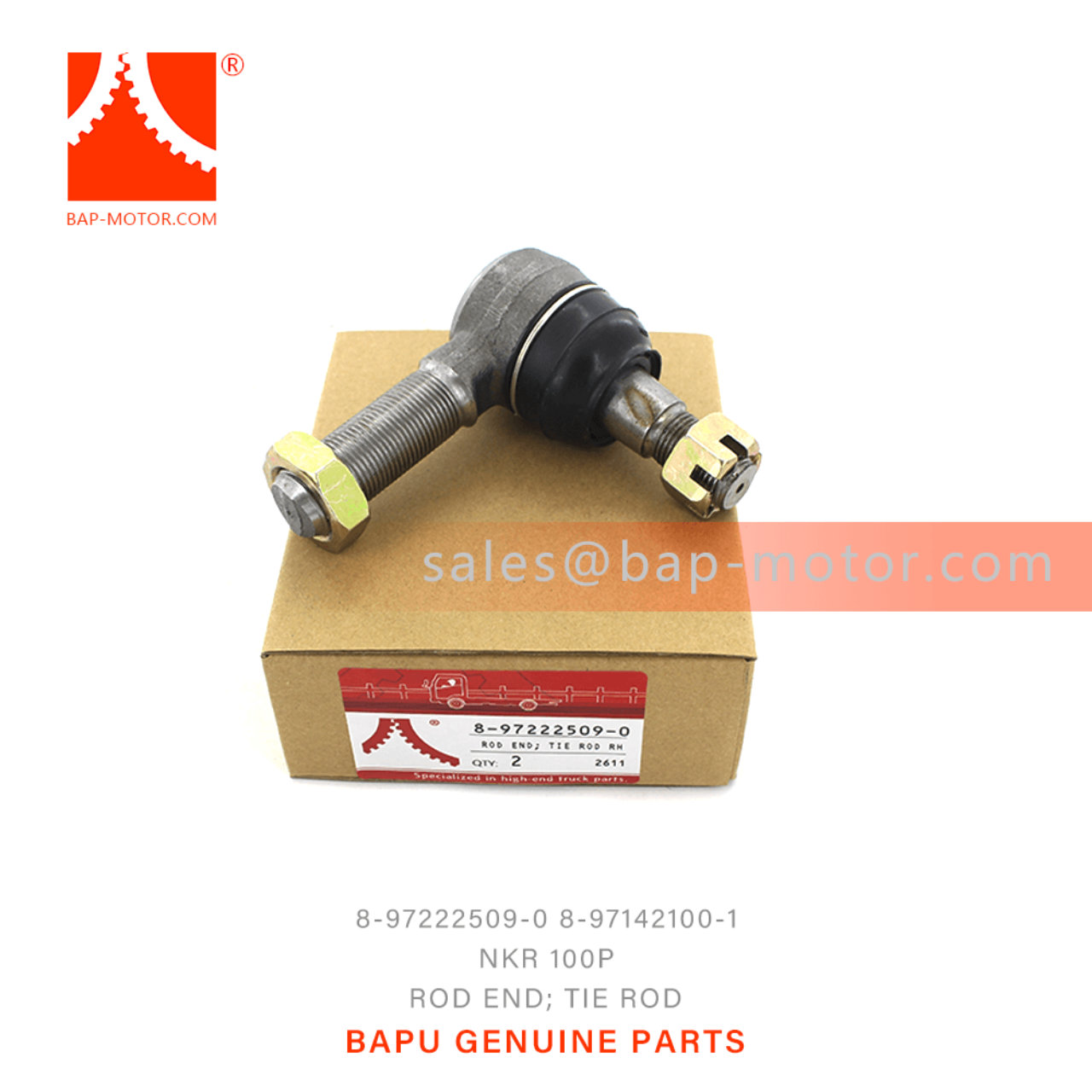 8-97222509-0 8-97142100-1 Tie Rod Rod End 8972225090 8971421001 Suitable for ISUZU NKR 100P