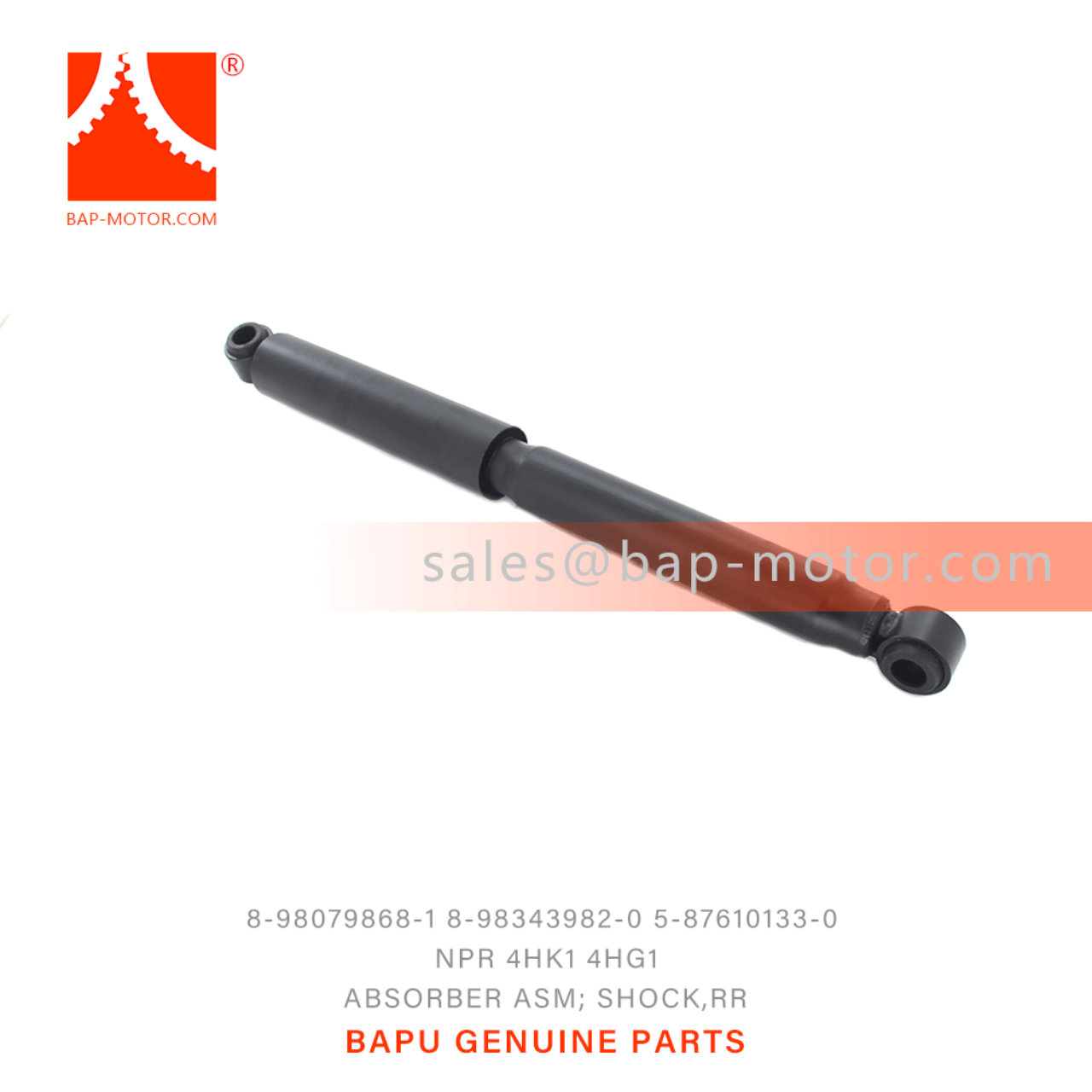 8-98079868-1 8-98343982-0 5-87610133-0 Rear Shock Absorber Assembly Suitable for ISUZU NPR 4HG1 4HK1