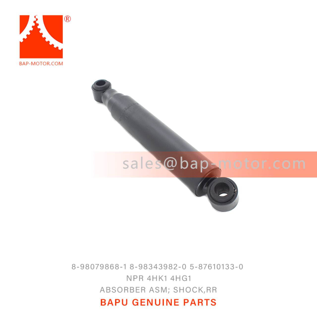 8-98079868-1 8-98343982-0 5-87610133-0 Rear Shock Absorber Assembly Suitable for ISUZU NPR 4HG1 4HK1