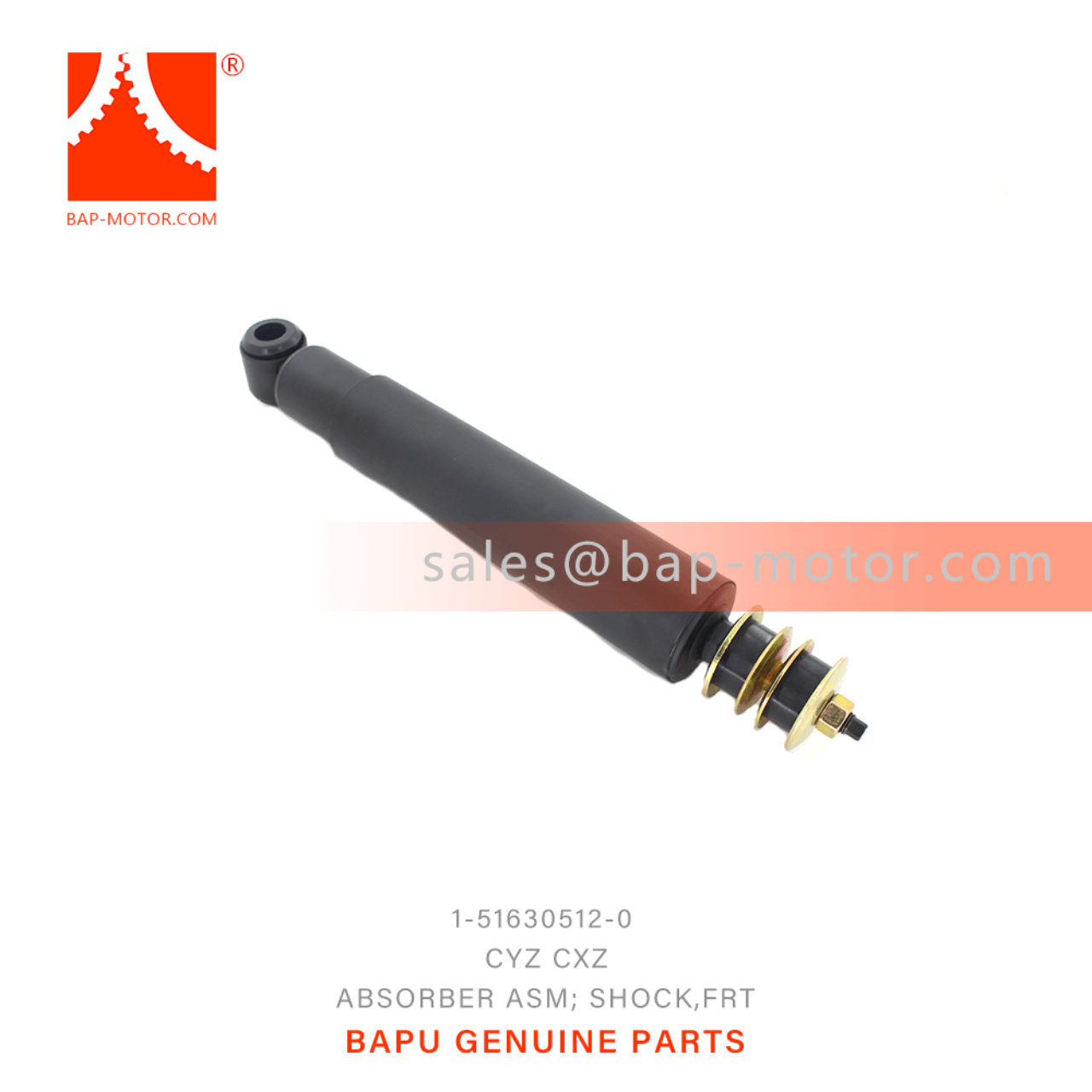 1-51630512-0 Front Shock Absorber Assembly 1516305120 Suitable for ISUZU CXZ81 10PE1