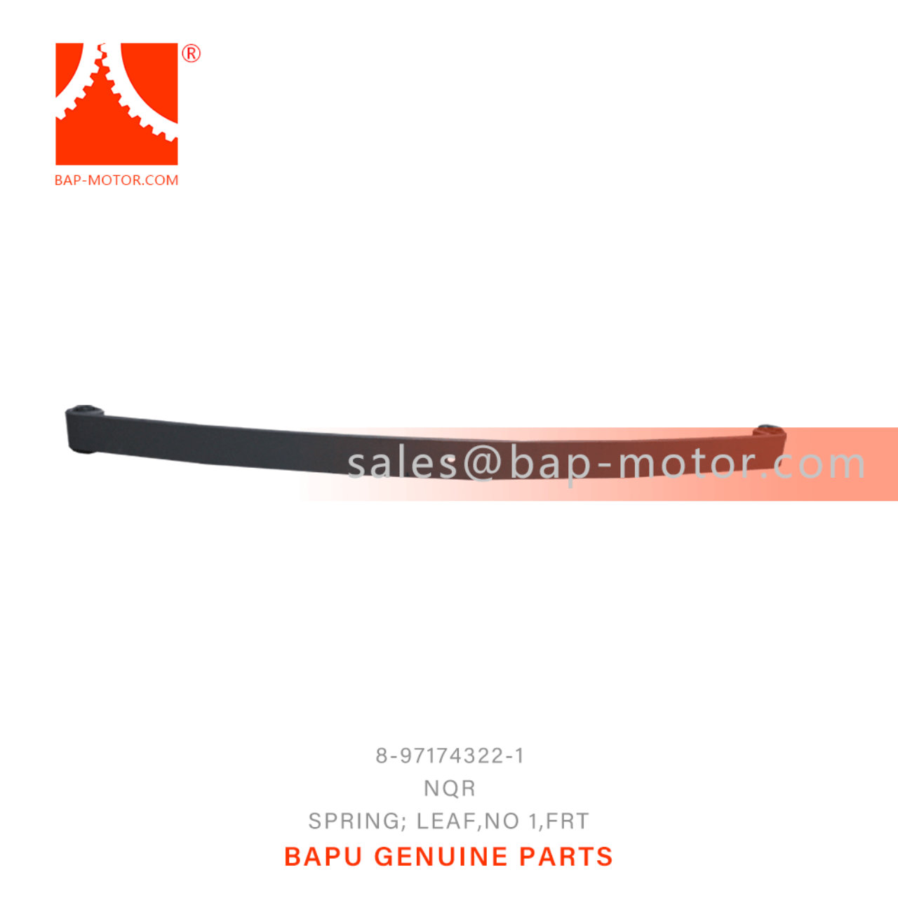 8-97174322-1 Front No 1 Leaf Spring 8971743221 Suitable for ISUZU NPR