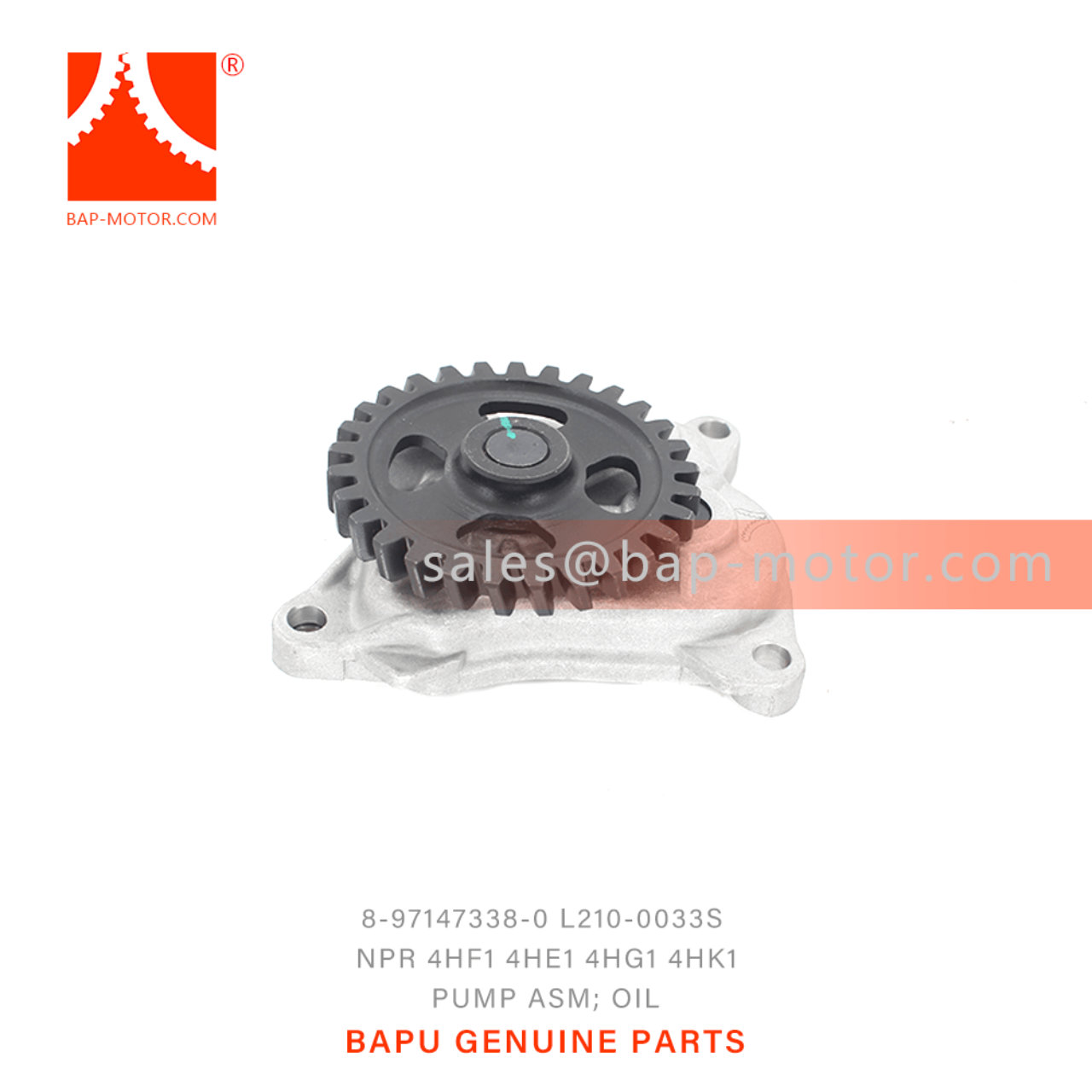 8-97147338-0 L210-0033S Oil Pump Assembly 8971473380 L2100033S Suitable for ISUZU NKR NPR 4HF1 4HE1 