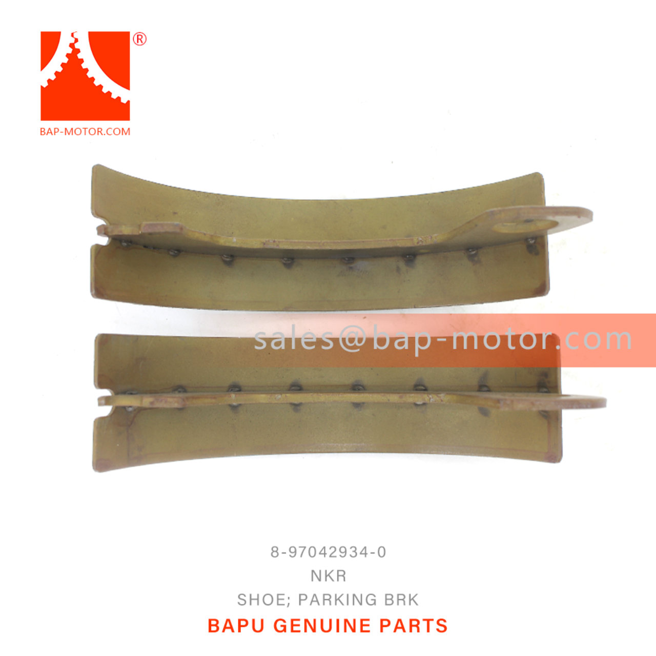 8-97042934-0 Rear Brake Shoe Kit Suitable for ISUZU  4HK1 8970429340