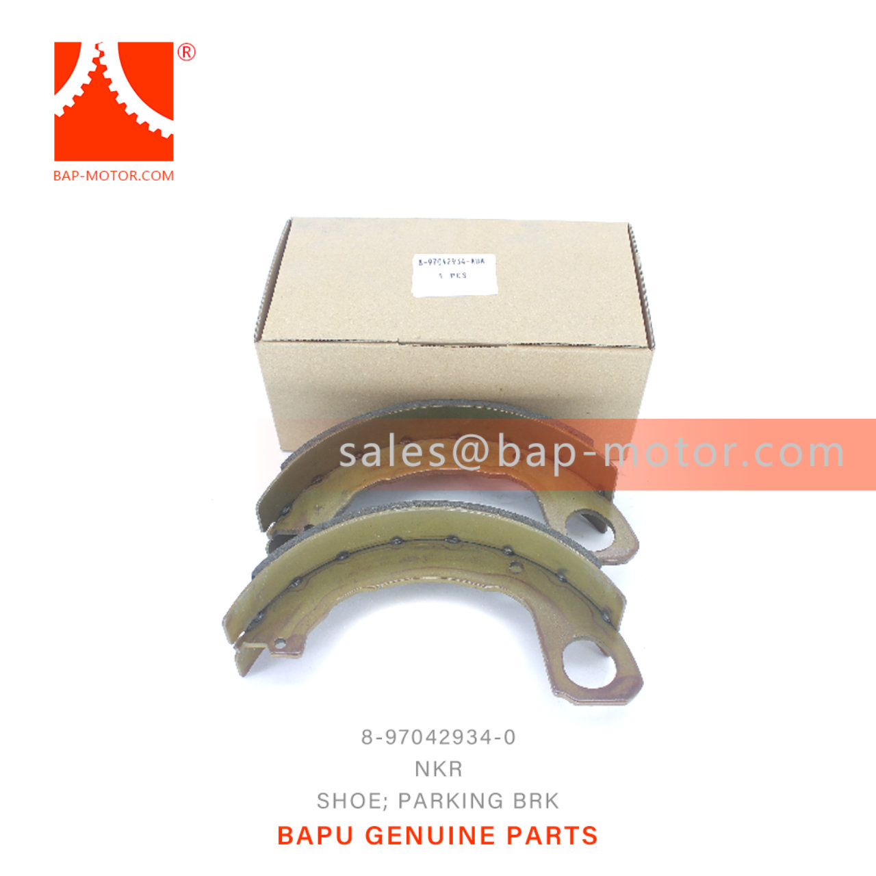 8-97042934-0 Rear Brake Shoe Kit Suitable for ISUZU  4HK1 8970429340