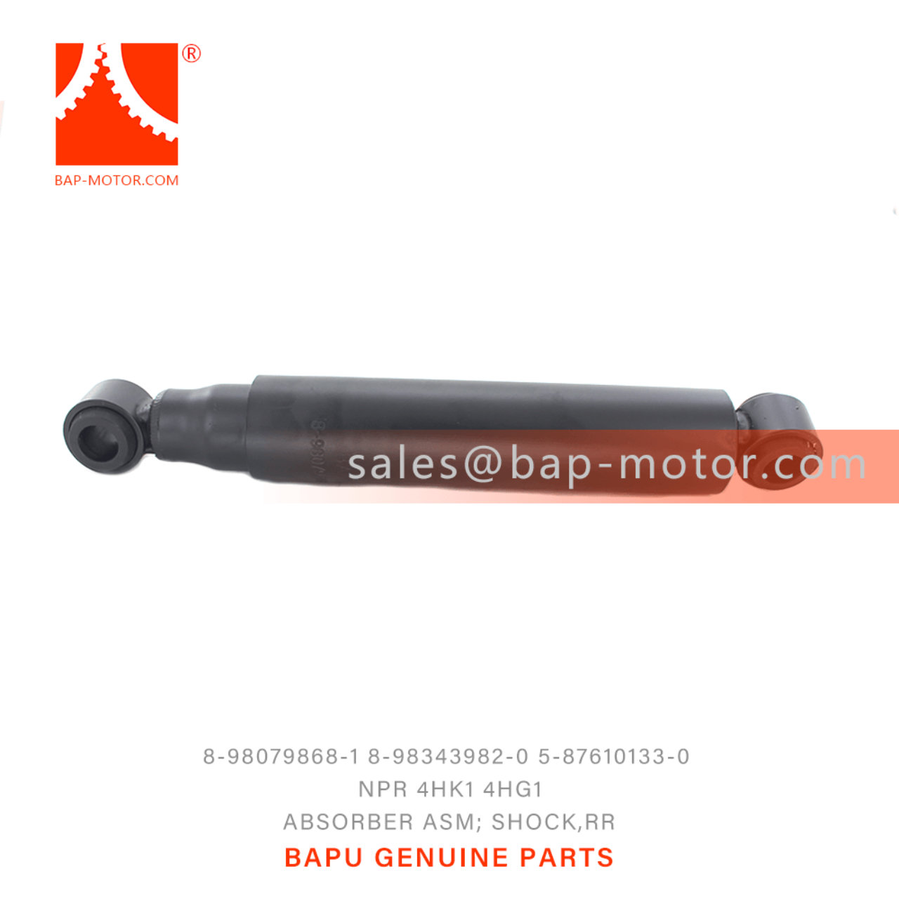 8-98079868-1 8-98343982-0 5-87610133-0 Rear Shock Absorber Assembly Suitable for ISUZU NPR 4HG1 4HK1